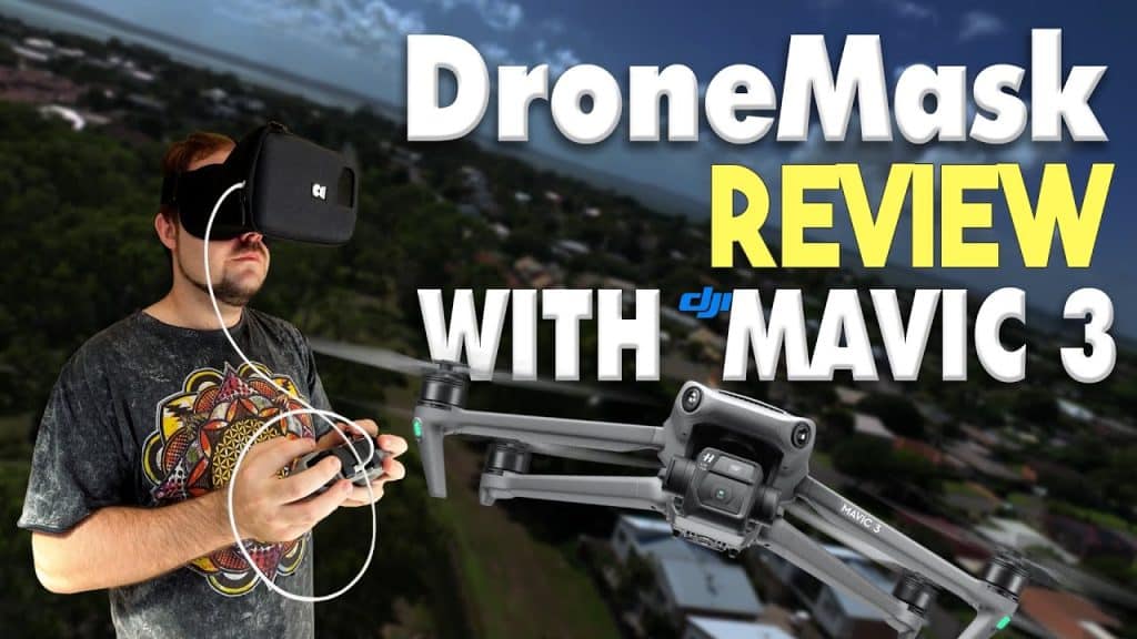 The Perfect Cinematic Drone Headset? DroneMask Review With DJI Mavic 3 | DansTube.TV