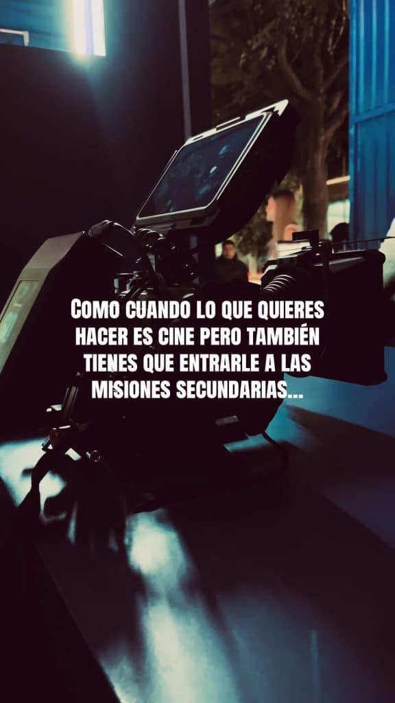 Tant qu'il y aura des projets audiovisuels à faire, je ne me plaindrai même pas.