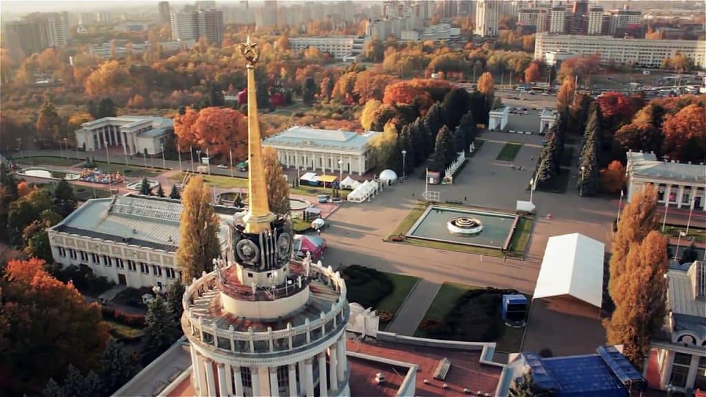 Kyiv vu d'en haut regarder en ligne