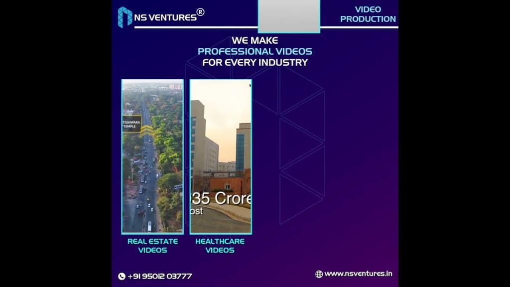 Video Production Services by NS Ventures | Aerial videos | Virtual reality tours | drone videos